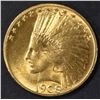 Image 1 : 1908 $10 GOLD INDIAN  CH BU W/MOTTO
