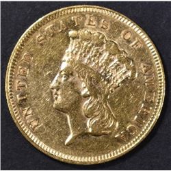 1878 $3 GOLD AU
