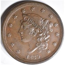 1839 LARGE CENT CH AU