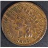 Image 1 : 1864-L INDIAN CENT XF
