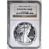Image 1 : 1987-S AMERICAN SILVER EAGLE, NGC PF-69 U.C.