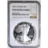 Image 1 : 1991-S AMERICAN SILVER EAGLE, NGC PF-69 U.C.