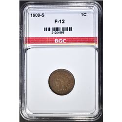 1909-S INDIAN CENT BGC FINE