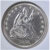 Image 2 : 1876-CC SEATED LIBERTY QUARTER OBCS CH BU