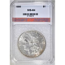 1899 MORGAN DOLLAR AGP GEM BU