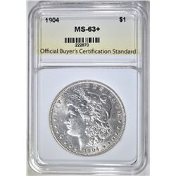 1904 MORGAN DOLLAR, OBCS CH BU