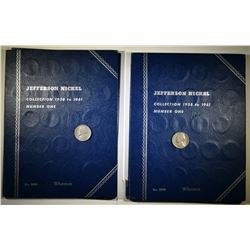 2- NEAR COMPLETE JEFFERSON NICKEL SETS