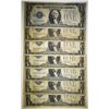 Image 1 : 7- 1928 $1 FUNNY BACK SILVER CERTIFICATES VG-F
