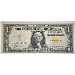 1935-A S. AFRICA $1.00 SILVER CERTIFICATE, AU NICE