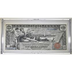 1896 $1 SILVER CERT. AU/ UNC- RARE