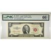 Image 1 : 1953A $2.00 RED SEAL LEGAL TENDER NOTE PMG-66 EPQ