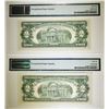 Image 2 : 2-1963 $2.00 RED SEAL NOTES, PMG66 EPQ