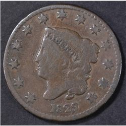 1829 LARGE CENT VG