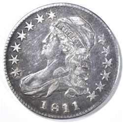 1811 BUST HALF DOLLAR XF