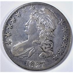 1827/6 BUST HALF DOLLAR XF+