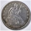 Image 1 : 1867 SEATED LIBERTY HALF DOLLAR AU/BU