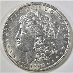 1897-O MORGAN DOLLAR AU/BU