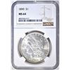 Image 1 : 1890 MORGAN DOLLAR NGC MS-64
