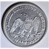 Image 2 : 1861-S SEATED LIBERTY HALF CH AU CIVIL WAR DATE