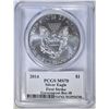 Image 4 : 2014 AM. SILVER EAGLE, PCGS MS-70 FIRST STRIKE