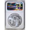 Image 4 : 2014-W AM. SILVER EAGLE, NGC MS-70 EARLY RELEASE