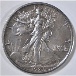 1921-D WALKING LIBERTY HALF DOLLAR BU
