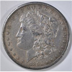 1892-S MORGAN DOLLAR AU