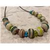Image 1 : Lampworked Glass Bead Necklace