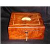 Image 1 : English Walnut Box Inlaid 19th Century #1028288