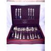 Image 1 : Silver Flatware Set German With Gorham Chest #1028299