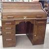 Image 1 : ANTIQUE OAK ROLL TOP DESK #1028601