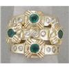 Image 1 : 14K emerald stacking rings #1028725