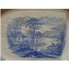 Image 1 : "Lucern" well & tree footed platter JWP Blue #1028747