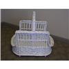 Image 1 : Victorian Wicker Magazine Rack- Flower Basket #1028800