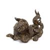 Image 1 : 18C Chinese Bronze Dancing Fu Dog Lion #1028891