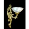 Image 1 : A pair of bronze and alabaster sconces #1028959