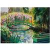 Image 1 : Michele Byrne, Monets Bridge, Signed Canvas #1029107