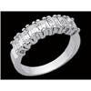 Image 1 : 1.75 carat diamond PLATINUM emerald cut wedding#1029125
