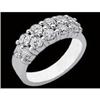 Image 1 : 2 carat DIAMOND WEDDING BAND RING platinum #1029129