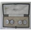 Image 1 : Art Deco Platinum, MOP and Pearl Cufflinks #1038960