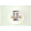 Image 1 : GOLD RING w PINK KUNZITE = 26 CARATS! #1039036