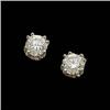 Image 1 : 14k DIAMOND EARSTUDS .50 CARATS! #1039037