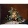 Image 1 : 19th C. FLEMISH Still-Life of Fruits & Flowers #1039434