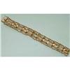 Image 1 : 14kt Gold Rope Mesh Crown Strand Bracelet 14k #1039536
