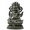 Image 1 : Tibetan Patinated Bronze Figure of Mahakala #1047492