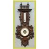 1900s French Oak Carved Henry II Barometer #1047657