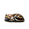Lg Old Japanese Black Kutani Sleeping Cat Neko #1047714