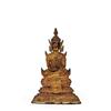 19th Century Thai Cambodia Gilt Bronze Buddha #1047751