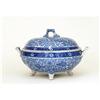 Japanese Blue White Phoenix Seto Imari Tureen #1047755