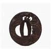 Image 1 : 19C Japanese Dragon Iron Tsuba Sword Guard Sg #1047758